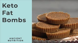 Keto Fat Bombs  Ancient Nutrition [upl. by Uohk]