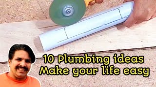 Plumbing hacks  Plumbing tricks  10 plumbing ideas make your life easy [upl. by Cindelyn]