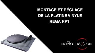 Comment monter et régler une platine vinyle REGA RP1 [upl. by Avla]