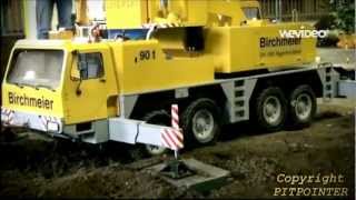 LIEBHERR 1090 BIRCHMEIER RC CRANE  RC Crane Extreme cool detailed RC model Must see [upl. by Ettezzil]