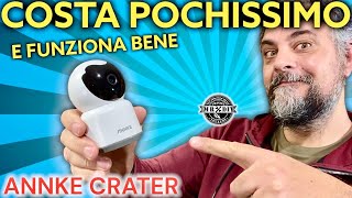 Economica ma buona Telecamera 360 WiFi visione notturna e allarme VIDEOSORVEGLIANZA Annke crater [upl. by Anitrebla653]