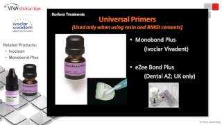 Dr Adams on Ivoclean and Monobond Plus [upl. by Gnaht]