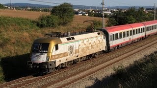 Bahnverkehr auf der Südbahn  Von Mödling zum Semmering mit MoskauNizzaExpress am 240812 [upl. by Abita]