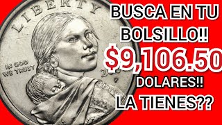 💰💸OJO👉VALIOSA MONEDA DE 1 DOLAR👉 9106 DOLARES SACAGAWEA 2000💰 LA TIENES [upl. by Adirem]