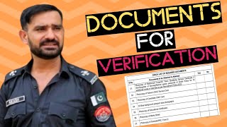 REQUIRED DOCUMENTS FOR VERIFICATION police verification interview [upl. by Diane-Marie833]