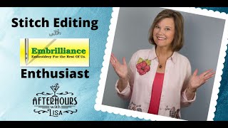 Stitch Editing with Embrilliance Enthusiast [upl. by Raleigh]