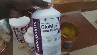 How To Use Glomax Ultra Polish  Asian Paints  wood polish [upl. by Eillah]