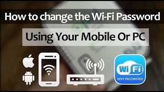 How to Change Your WiFi NamePassword From Phone or PC  Tutorial [upl. by Lacey499]