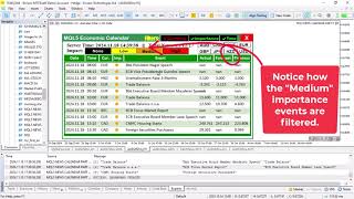 MQL5 ADVANCED ECONOMIC CALENDAR💟DASHBOARD Teaser Trailer PART 641 forexalgotrader mql5 youtube [upl. by Burtie]