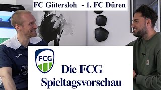 Spieltagsvorschau FC Gütersloh  1 FC Düren [upl. by Nhguavoj]