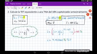 TASA NOMINAL j CAPITALIZABLE A TASA EFECTIVA i [upl. by Llebiram537]