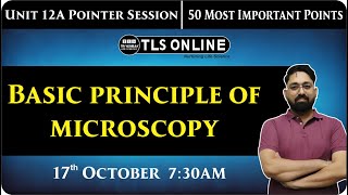 Basic principle of microscopy  Unit 12A  50 Most Important Points  Ajit Rai [upl. by Ellerehc921]