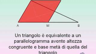 27  Equivalenza tra triangoli e parallelogrammi [upl. by Erroll692]