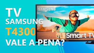 Smart TV 32T4300 SAMSUNG Tizen HD HDR  Vale a pena [upl. by Ynogoham]