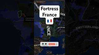 Fortress France  HOI4 WW2 Timelapse hoi4 shorts ww2 timelapse [upl. by Hollenbeck]