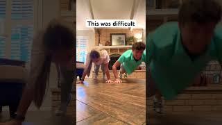 We didnt make it workout funny couple pushups short shorts [upl. by Samanthia717]