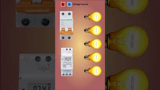 Timer Switch Connection with 5 Light Bulbs electrical electricalcomponent [upl. by Arais]