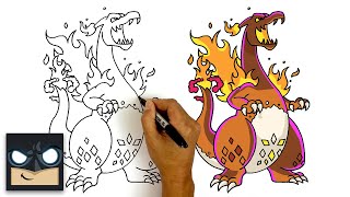 How To Draw Gigantamax Charizard  Pokemon Sword and Shield [upl. by Babcock]