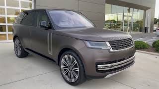 Tourmaline Brown Satin Finish on the New 2023 Range Rover Autobiography [upl. by Gnen559]