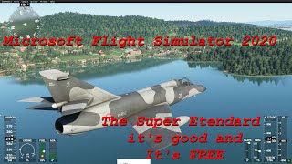 Super Etendard Free for Microsoft Flight Simulator 2020  Training Sortie in Austria RTX2060 Super [upl. by Cost]