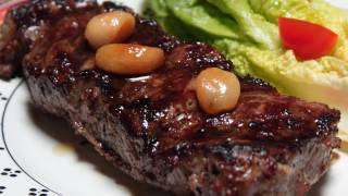 Father Day Steak Garlic Steak with Roasted Garlic Cloves Recipe [upl. by Lorenzana]