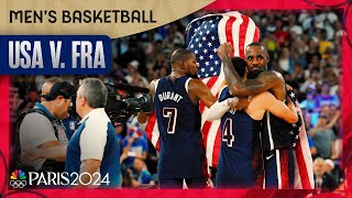 Team USA WINS GOLD over France as Steph Curry explodes to seal it  Paris Olympics  NBC Sports [upl. by Krispin]