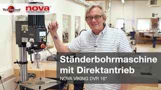 Ständerbohrmaschine mit Direktantrieb  TEKNATOOL NOVA VIKING DVR 16quot [upl. by Tadd]