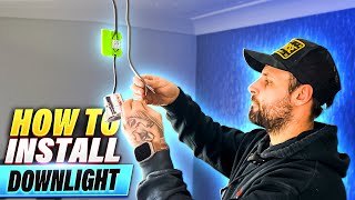 How To Install LED Downlights Ceiling Spotlights  Easy Step By Step DIY Guide [upl. by Geddes369]