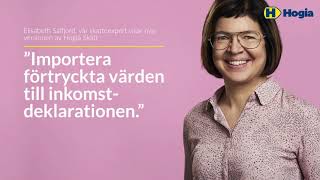 I Hogia Skatt kan du importera förtryckta värden till Inkomstdeklarationen från Skatteverkets PDF [upl. by Knobloch]