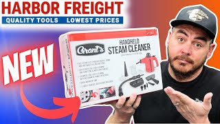 NEW AT HARBOR FREIGHT New Budget Friendly Steam Cleaner  FULL REVIEW [upl. by Newg]