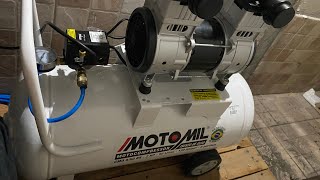 Compressor MotoMil Odontológico  Cmo 8500 Br  2HP 50 Lt Não enche e não desliga no automático [upl. by Ynez]