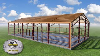 The Ultimate Steel Building Barndominium  Worldwide Steel Buildings [upl. by Sad]