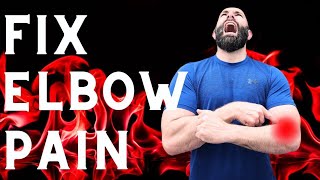 FIX ELBOW PAIN Bicep Tendonitis [upl. by Anomor3]