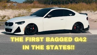 Bagged G42 M240i  The First in the USA  Airlift Performance [upl. by Jempty]