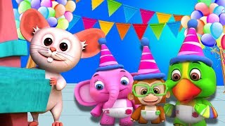 Feliz aniversario canção  rimas para crianças  festa de aniversário  Happy Birthday Song [upl. by Tdnerb981]