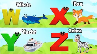 Phonics Song with two words  Phonics song a to z  A for Apple  Nursery Rhymes for Toddlers [upl. by Itirahc]