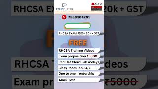 RHCSA Exam Voucher Offer Best Price  Mob7569904281 [upl. by Sang677]