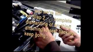 2006 Lexus Custom Leather Seat Repair  How Its Done by Sure Fit [upl. by Soalokin]