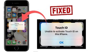 Fixed✅ Unable to Activate Touch ID On This iPhone  iPhone 678 [upl. by Denton505]