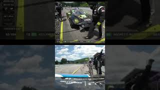 Andretti hit by Porsche and the crew is not happy SOUND ON 🔊 shorts [upl. by Miehar]