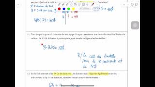 Situation proportionnelle et inversement proportionnelle Correction du devoir vidéo 3 de 3 [upl. by Slocum]