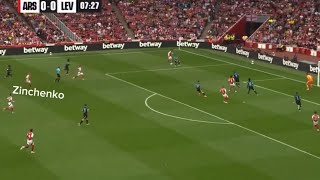 ARSENAL GOAL VS BAYERN LEVERKUSEN Zinchenko  PRESEASON FRIENDLY 40 [upl. by Morie]