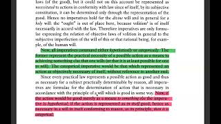 7 Hypothetical Imperatives and the Categorical Imperative [upl. by Wivestad]