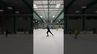 Ice Dance Practice on a New 38 Sharpening mkdance deezskates icedance icedancer [upl. by Rich]