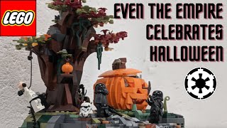 LEGO Halloween Pumpkin 40967 Star Wars  Empire  Display MOC  Diorama [upl. by Nassi]