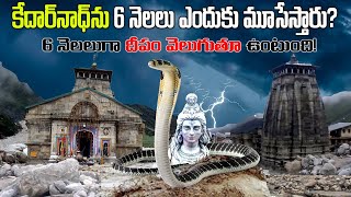 కేదార్‌నాథ్ ఆలయ తలుపును 6 నెలల పాటు ఎందుకు మూసివేస్తారుKedarnath Temple [upl. by Leaper731]