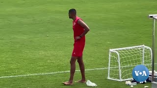 CAN 2023 Mambas realizam primeiro treino Malembane é a preocupação do momento [upl. by Sirtemed]