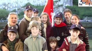 Familles Morillon et Poiron  la carte postale vidéo de Lourdes [upl. by Aicener]