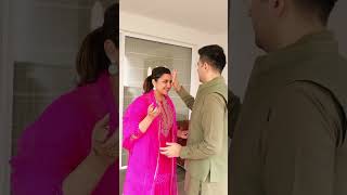 आप सभी को करवाचौथ की शुभकामनाएं  raghavchadha parineetichopra karwachauth couplegoals [upl. by Somerset738]