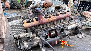 My Dynapac Roller Engine Cylinder is Blasted Due to Overload  Experts are Repair them [upl. by Gisella240]